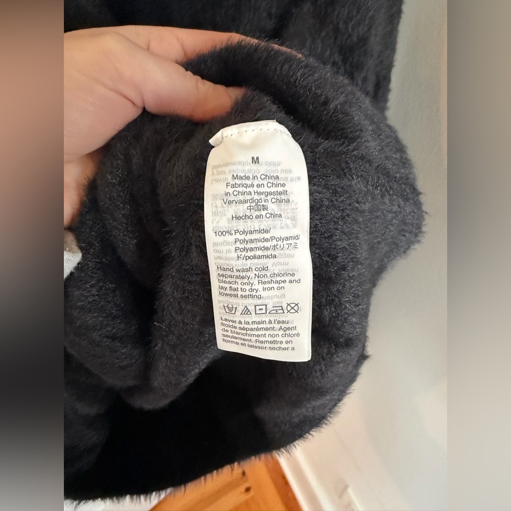 Madewell Hewitt Cardigan Sweater True Black Medium - Picture 5 of 11